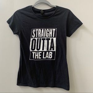 🛍5/$25 Straight outta the Lab Medical T shirt